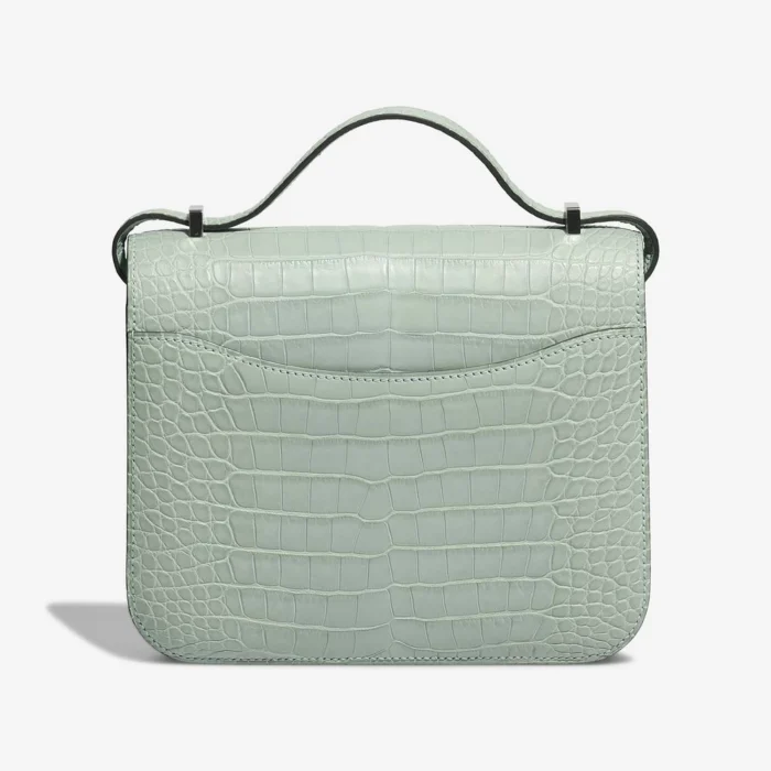 Artisan-Grade Hermès Dupes Constance 18 Matte Alligator Vert d’Eau PHW - Replica Handbags - Image 3