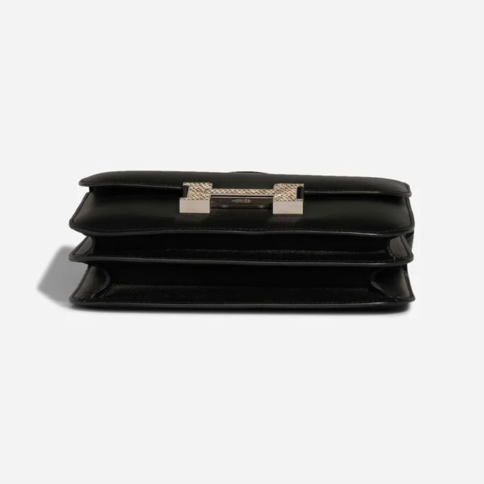 Artisan-Grade Hermès Dupes Constance 18 Veau Monsieur/Lizard Black LHW - Replica Handbags - Image 4