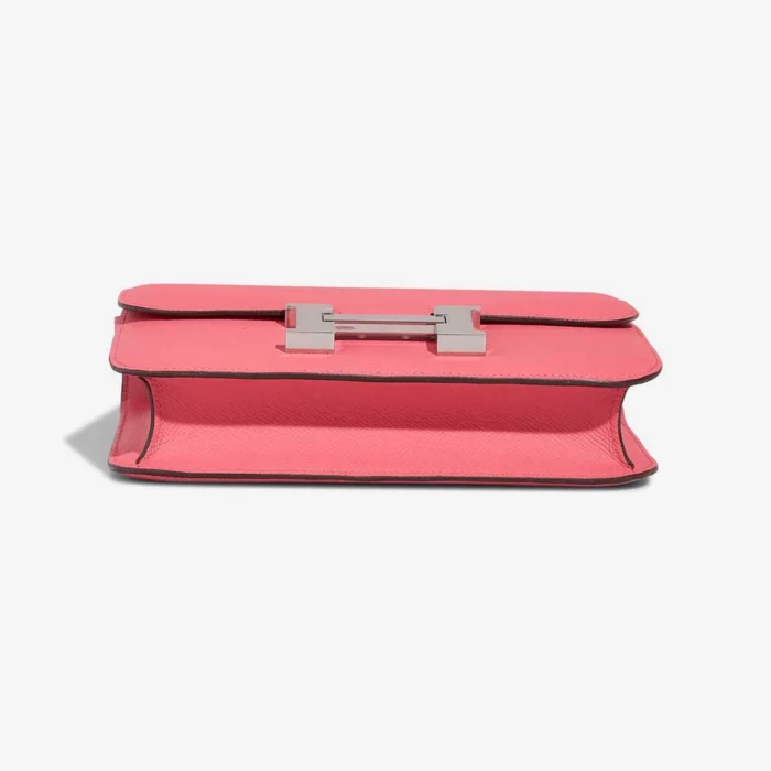 Artisan-Grade Hermès Dupes Constance 24 Epsom Rose Azalee PHW - Replica Handbags - Image 4