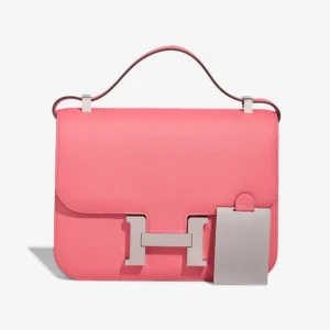 Artisan-Grade Hermès Dupes Constance 24 Epsom Rose Azalee PHW - Replica Handbags