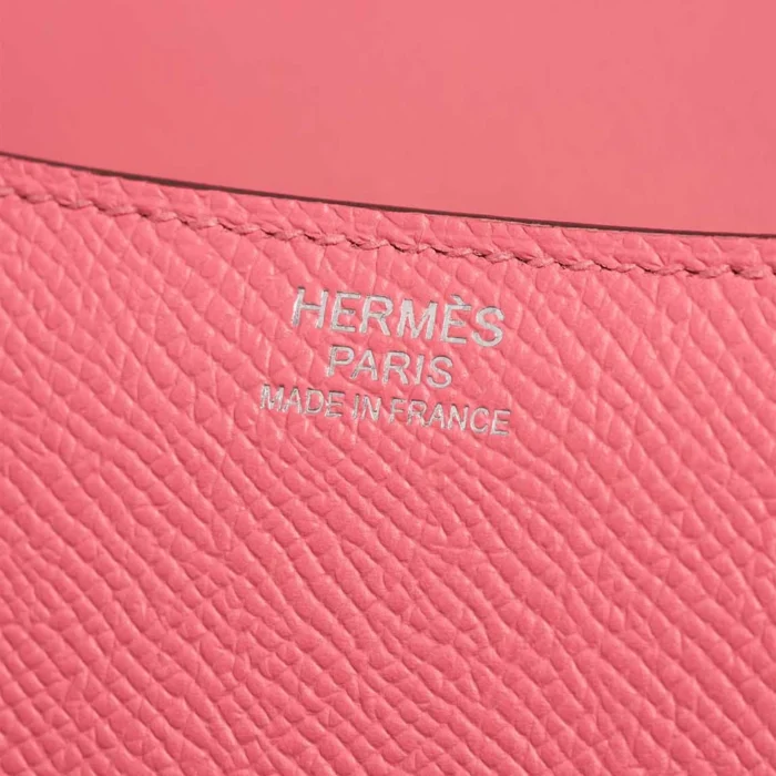 Artisan-Grade Hermès Dupes Constance 24 Epsom Rose Azalee PHW - Replica Handbags - Image 2