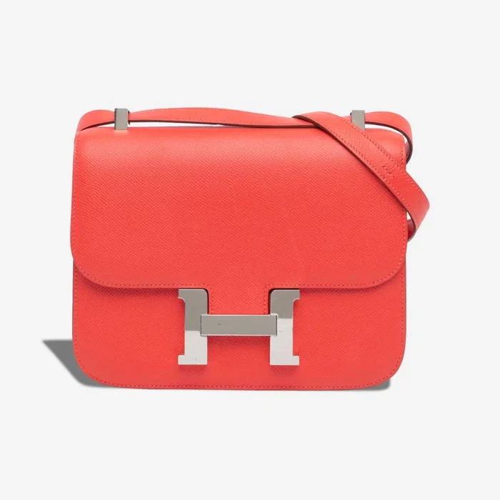 Artisan-Grade Hermès Dupes Constance 24 Epsom Rose Jaipur PHW - Replica Handbags