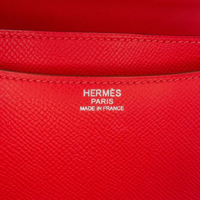 Artisan-Grade Hermès Dupes Constance 24 Epsom Rose Jaipur PHW - Replica Handbags - Image 2