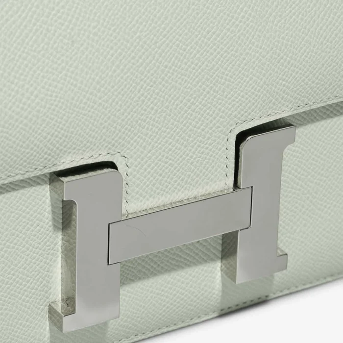 Artisan-Grade Hermès Dupes Constance 24 Epsom Vert Fizz PHW - Replica Handbags - Image 7