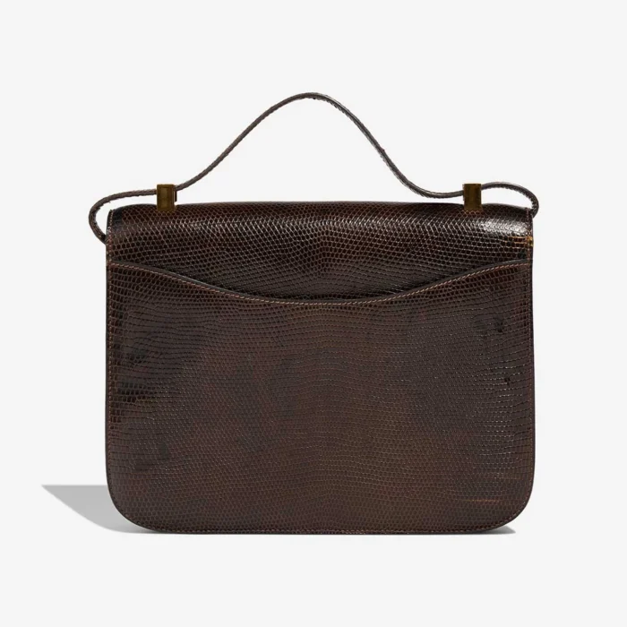 Artisan-Grade Hermès Dupes Constance 24 Salvator Lizard Marron GHW - Replica Handbags - Image 3