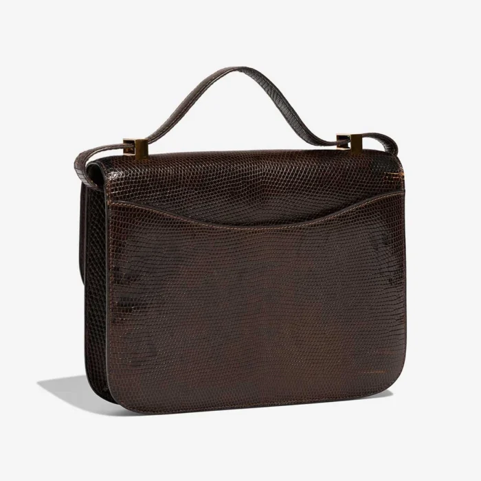 Artisan-Grade Hermès Dupes Constance 24 Salvator Lizard Marron GHW - Replica Handbags - Image 5