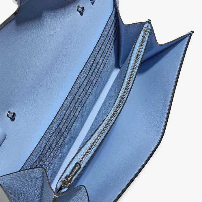 Artisan-Grade Hermès Dupes Constance To Go Epsom Celeste PHW - Replica Handbags - Image 7