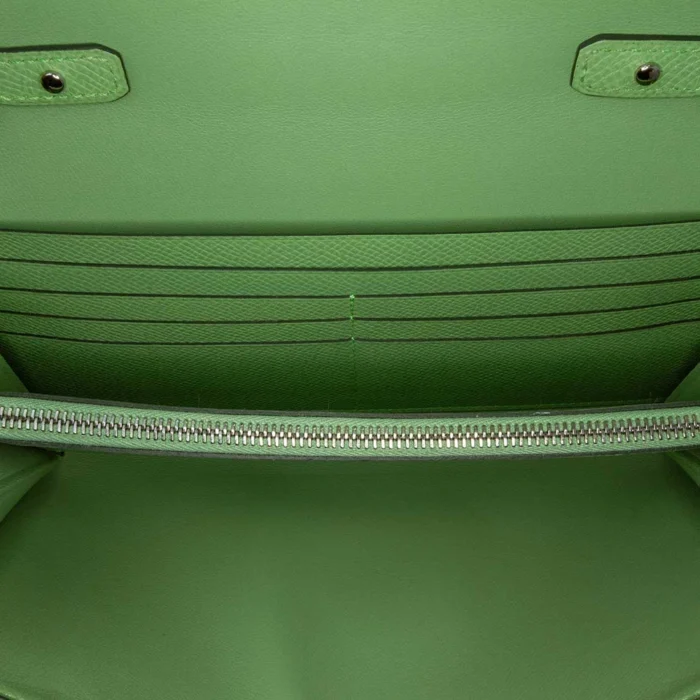 Artisan-Grade Hermès Dupes Constance To Go Epsom Vert Criquet PHW - Replica Handbags - Image 4