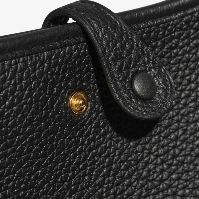 Artisan-Grade Hermès Dupes Evelyne 16 Amazone/Taurillon Clemence Black GHW - Replica Handbags - Image 7