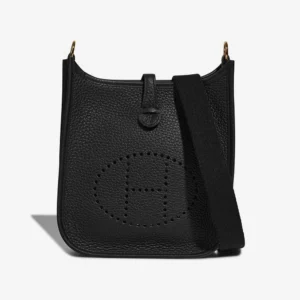 Artisan-Grade Hermès Dupes Evelyne 16 Amazone/Taurillon Clemence Black GHW - Replica Handbags