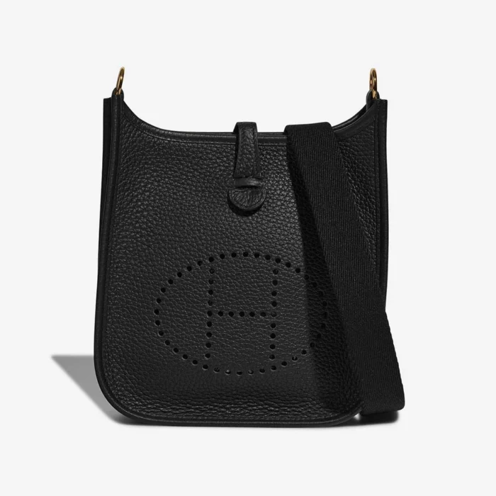 Artisan-Grade Hermès Dupes Evelyne 16 Amazone/Taurillon Clemence Black GHW - Replica Handbags
