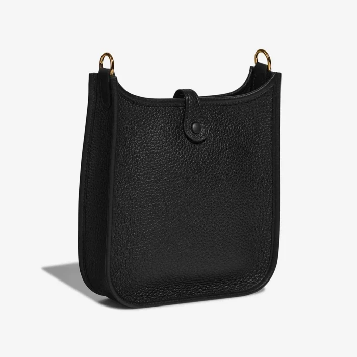 Artisan-Grade Hermès Dupes Evelyne 16 Amazone/Taurillon Clemence Black GHW - Replica Handbags - Image 5