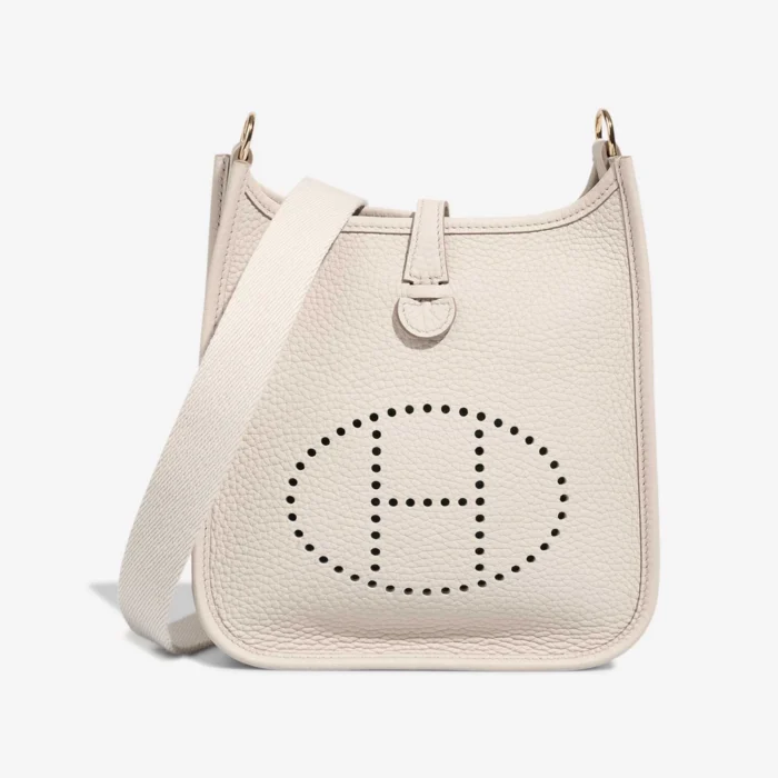 Artisan-Grade Hermès Dupes Evelyne 16 Clemence Beton GHW - Replica Handbags
