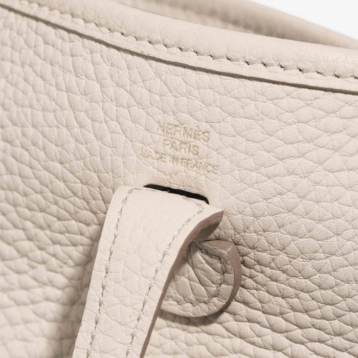 Artisan-Grade Hermès Dupes Evelyne 16 Clemence Beton GHW - Replica Handbags - Image 2