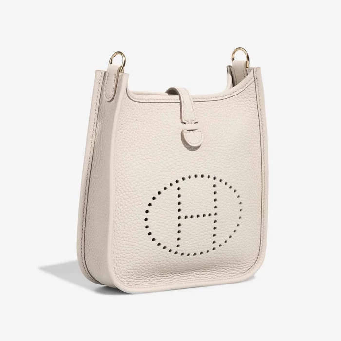 Artisan-Grade Hermès Dupes Evelyne 16 Clemence Beton GHW - Replica Handbags - Image 5