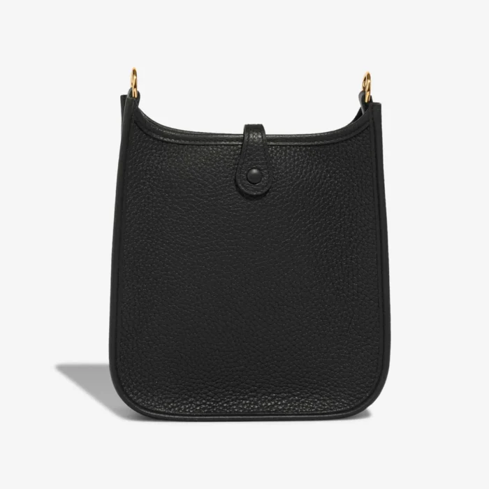 Artisan-Grade Hermès Dupes Evelyne 16 Taurillon Clemence Black GHW - Replica Handbags - Image 3