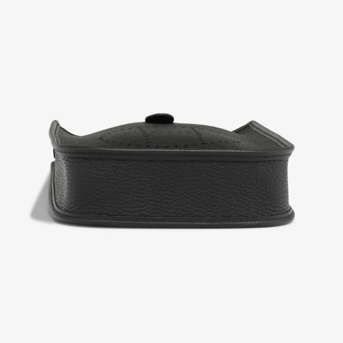 Artisan-Grade Hermès Dupes Evelyne 16 Taurillon Clemence Black GHW - Replica Handbags - Image 4