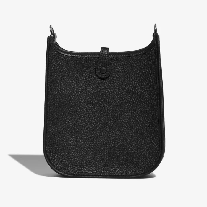 Artisan-Grade Hermès Dupes Evelyne 16 Taurillon Clemence Black PHW - Replica Handbags - Image 3