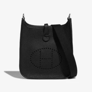 Artisan-Grade Hermès Dupes Evelyne 16 Taurillon Clemence Black PHW - Replica Handbags