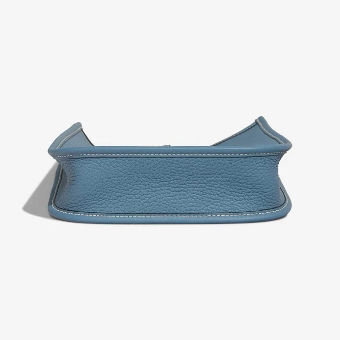 Artisan-Grade Hermès Dupes Evelyne 16 Taurillon Clemence Bleu Jean GHW - Replica Handbags - Image 4