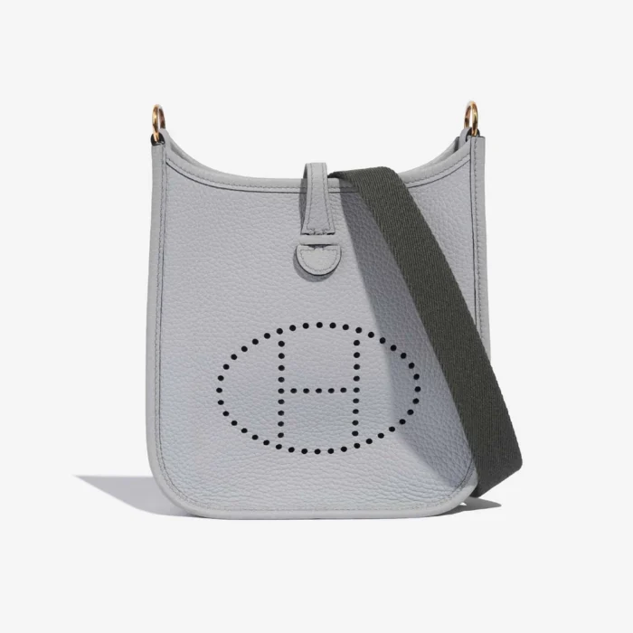 Artisan-Grade Hermès Dupes Evelyne 16 Clemence Blue Pale GHW