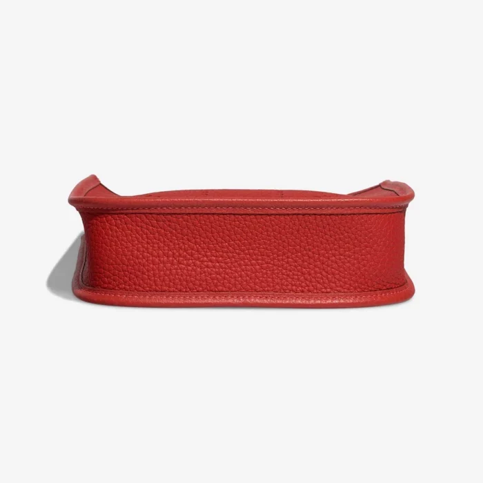 Artisan-Grade Hermès Dupes Evelyne 16 Taurillon Clemence Rouge Vermillon/Rouge Vif GHW - Replica Handbags - Image 3