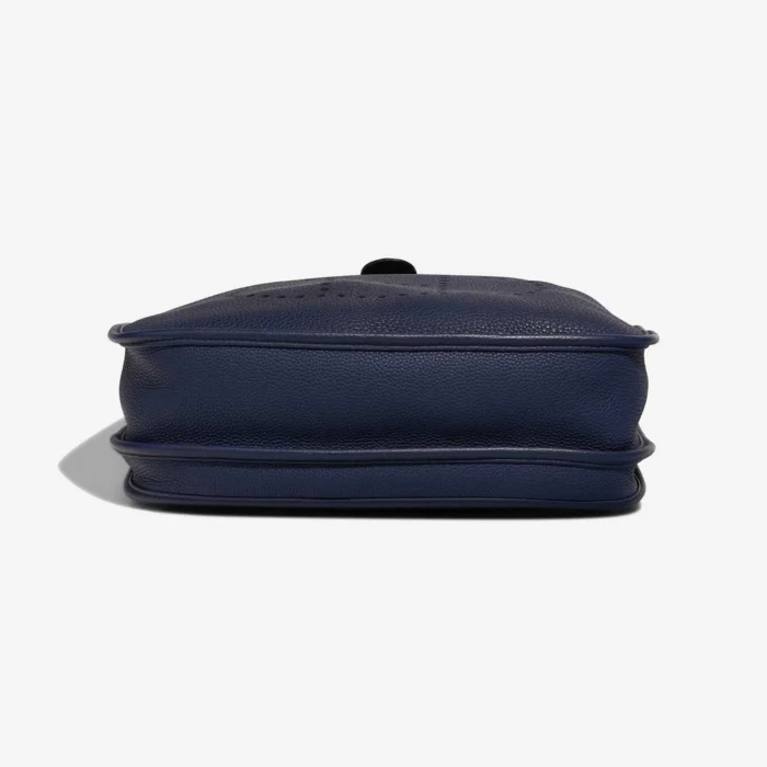 Artisan-Grade Hermès Dupes Evelyne 29 Taurillon Clemence Bleu Saphir PHW - Replica Handbags - Image 4