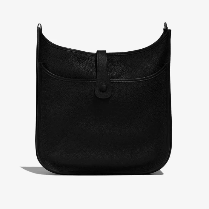 Artisan-Grade Hermès Dupes Evelyne 33 Clemence Black PHW - Replica Handbags - Image 3