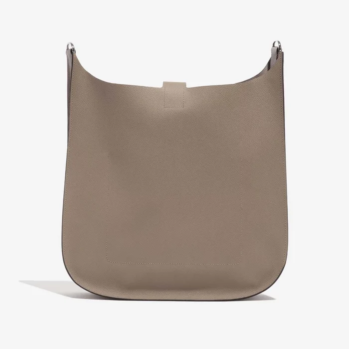 Artisan-Grade Hermès Dupes Evelyne Sellier 33 Epsom Gris Asphalte/Etain PHW - Replica Handbags - Image 3