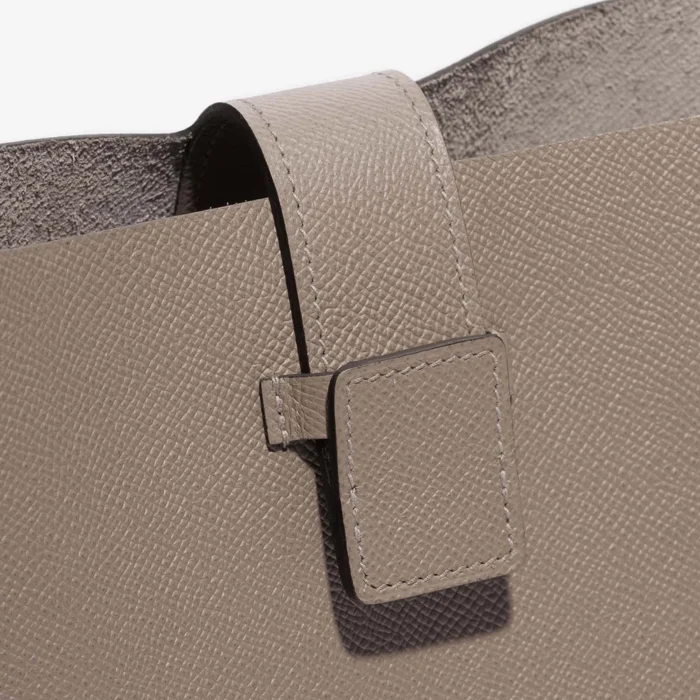 Artisan-Grade Hermès Dupes Evelyne Sellier 33 Epsom Gris Asphalte/Etain PHW - Replica Handbags - Image 7