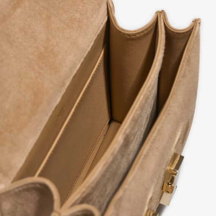 Artisan-Grade Hermès Dupes HSS Constance 18 Doblis Suede Nude PBHW - Replica Handbags - Image 6