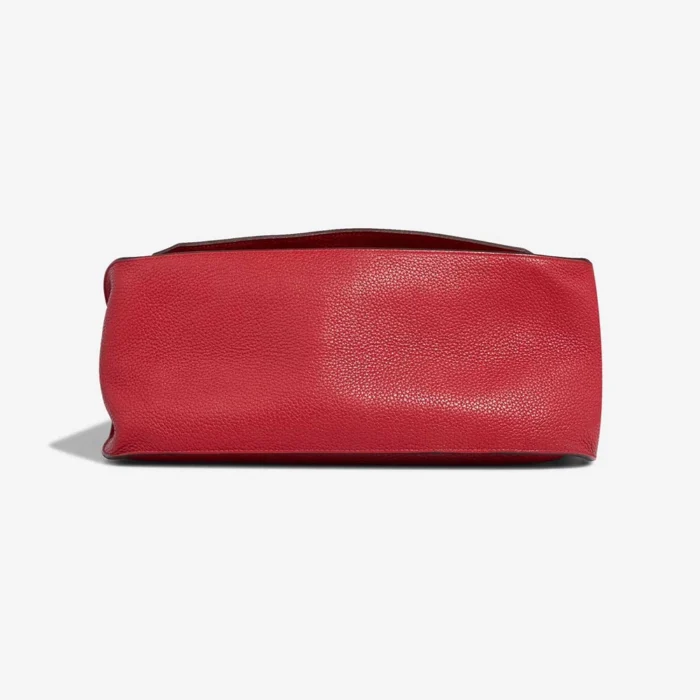 Artisan-Grade Hermès Dupes Jypsiere 34 Taurillon Clemence Rouge Vif PHW - Replica Handbags - Image 4