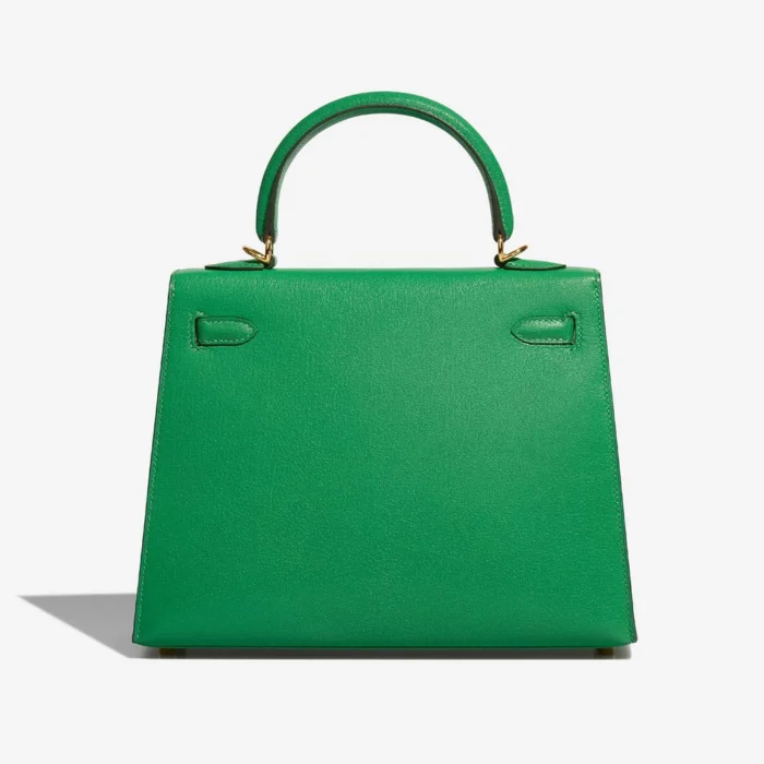 Artisan-Grade Hermès Dupes Kelly 25 Chevre Chamkila Bambou GHW - Replica Handbags - Image 2