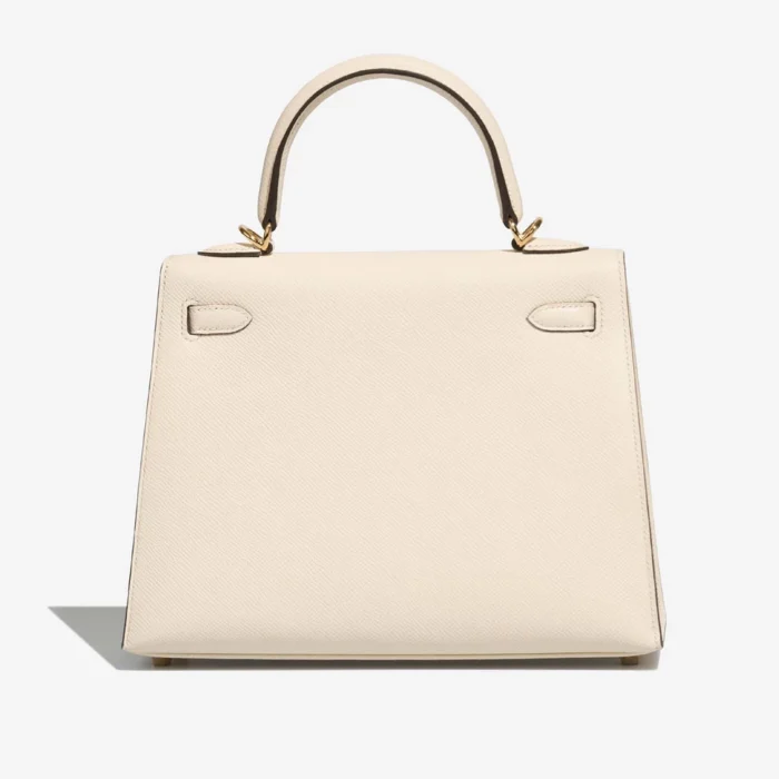 Artisan-Grade Hermès Dupes Kelly 25 Epsom Nata GHW - Replica Handbags - Image 2