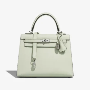 Artisan-Grade Hermès Dupes Kelly 25 Epsom Vert Fizz PHW - Replica Handbags