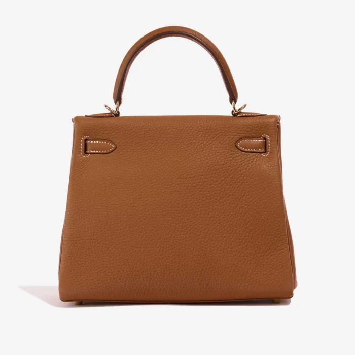 Artisan-Grade Hermès Dupes Kelly 25 Togo Gold GHW - Replica Handbags - Image 2