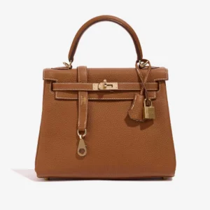 Artisan-Grade Hermès Dupes Kelly 25 Togo Gold GHW - Replica Handbags