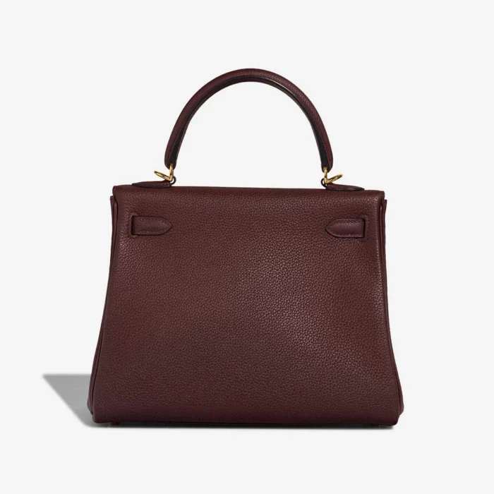 Artisan-Grade Hermès Dupes Kelly 25 Togo Rouge Sellier GHW - Replica Handbags - Image 2
