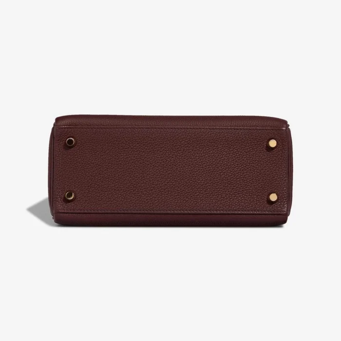 Artisan-Grade Hermès Dupes Kelly 25 Togo Rouge Sellier GHW - Replica Handbags - Image 3