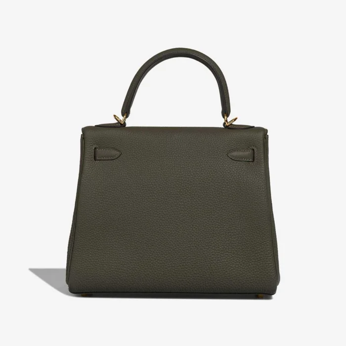 Artisan-Grade Hermès Dupes Kelly 25 Togo Vert de Gris GHW - Replica Handbags - Image 2