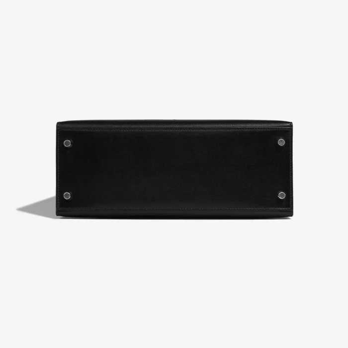 Artisan-Grade Hermès Dupes Kelly 28 Box Black PHW - Replica Handbags - Image 3