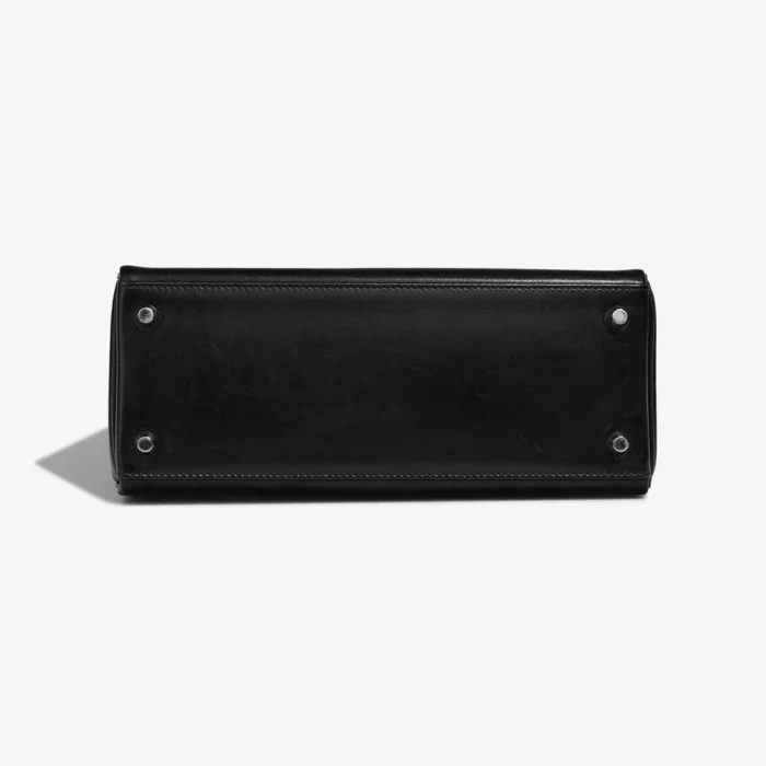 Artisan-Grade Hermès Dupes Kelly 28 Box Black PHW - Replica Handbags - Image 3