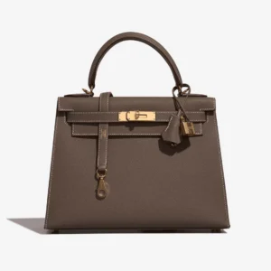 Artisan Hermès Dupes Kelly 28 Epsom Etoupe GHW - DirectLuxury