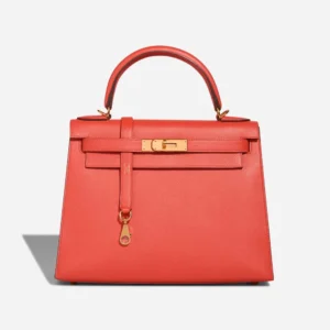 Artisan-Grade Hermès Dupes Kelly 28 Epsom Rose Jaipur GHW - Replica Handbags