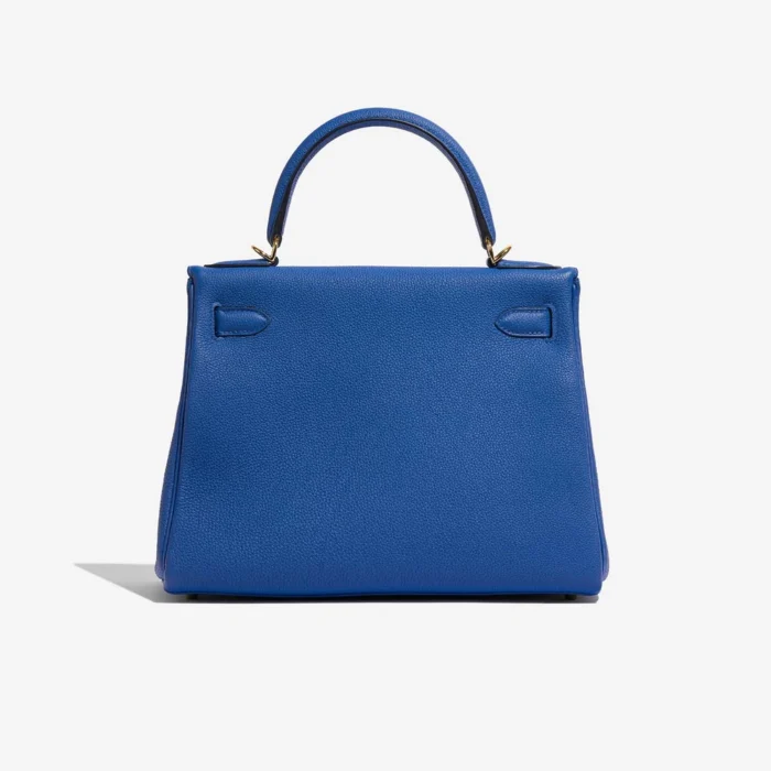 Artisan-Grade Hermès Dupes Kelly 28 Togo Bleu de France GHW - Replica Handbags - Image 2