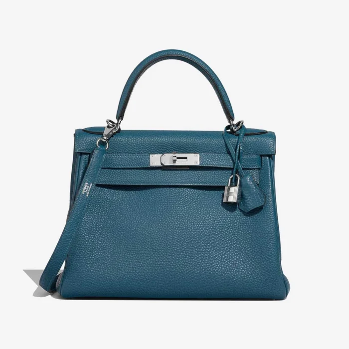 Artisan-Grade Hermès Dupes Kelly 28 Togo Colvert PHW - Replica Handbags