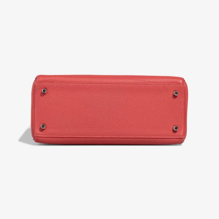 Artisan-Grade Hermès Dupes Kelly 28 Togo Rouge Pivoine PHW - Replica Handbags - Image 3