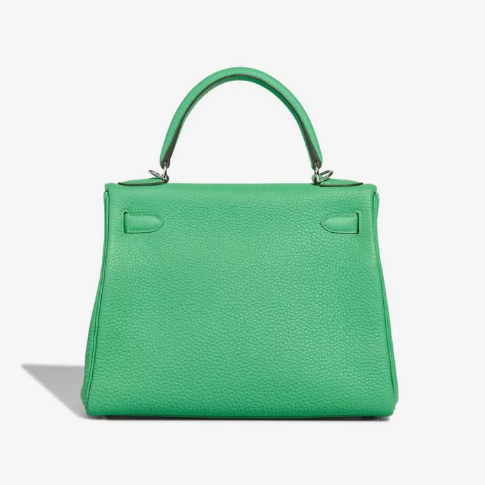 Artisan-Grade Hermès Dupes Kelly 28 Togo Vert Comics PHW - Replica Handbags - Image 2