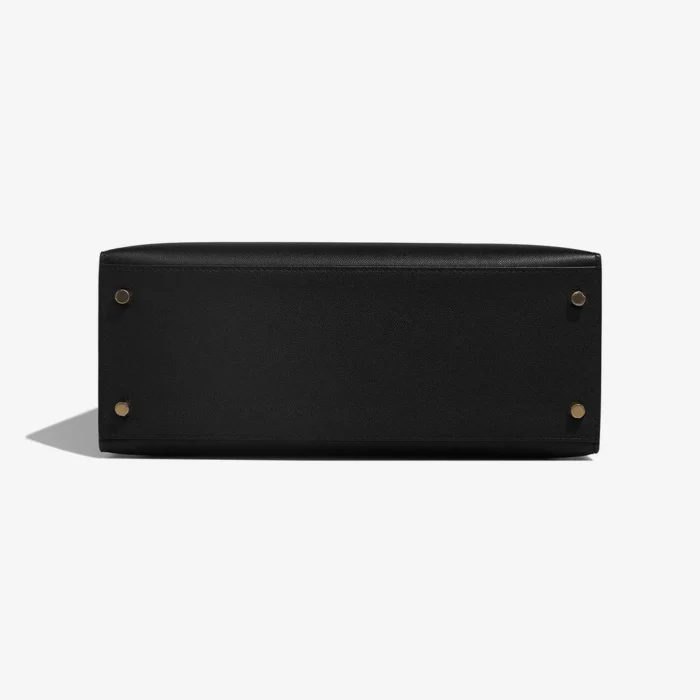 Artisan-Grade Hermès Dupes Kelly 28 Veau Madame Black GHW - Replica Handbags - Image 3