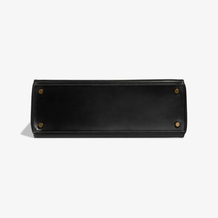 Artisan-Grade Hermès Dupes Kelly 32 Box Calf Black GHW - Replica Handbags - Image 3